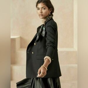 Banana Republic Black Captain's Blazer, 12P